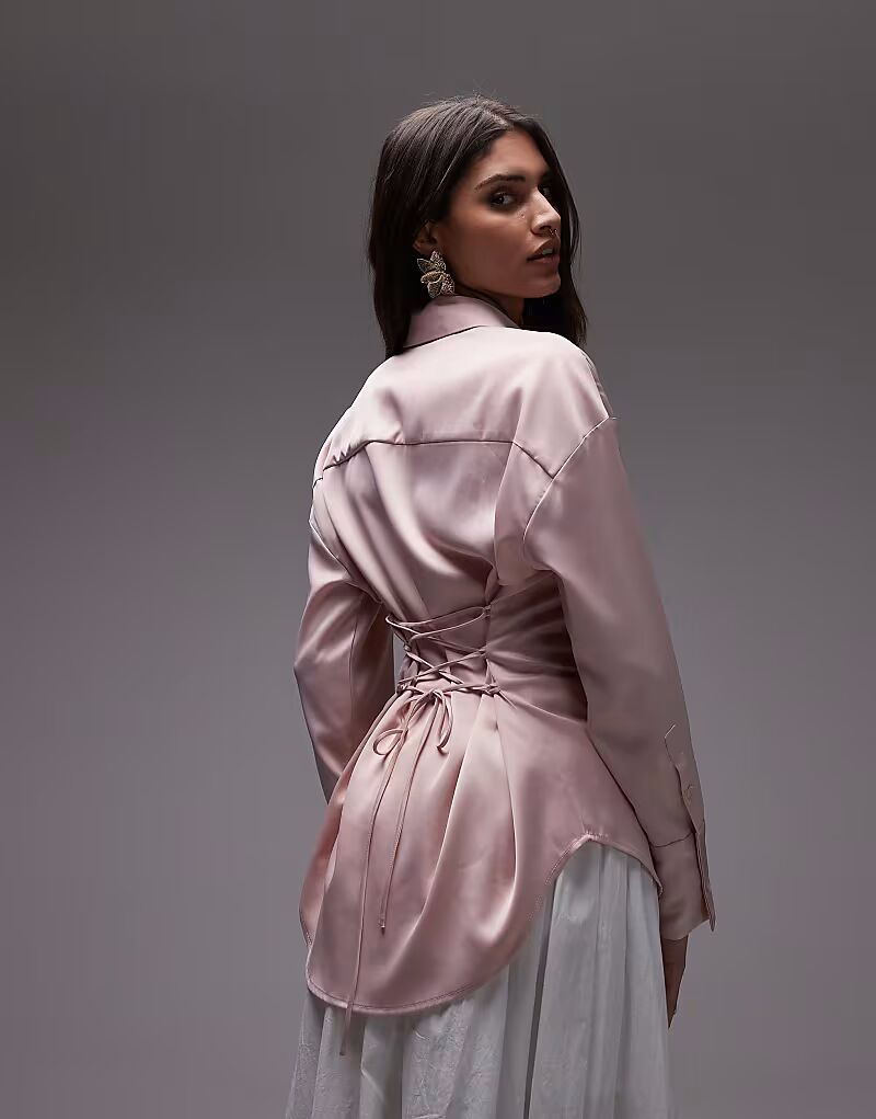 Рубашка Nia jules в обтяжку цвета розовый кварц
Рубашка Nia jules в обтяжку цвета розовый кварц