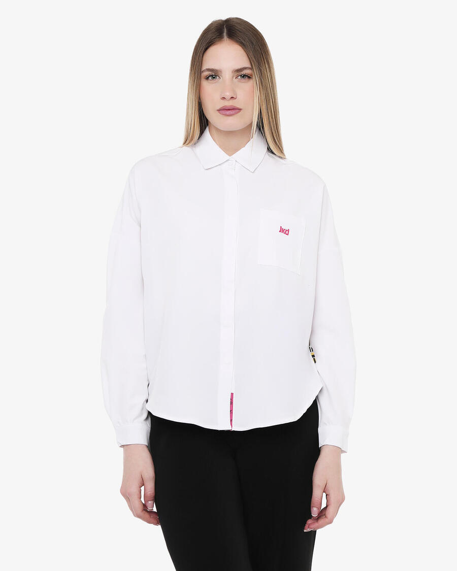 JAKED белая синтетическая фитнес-футболка для женщин
JAKED белая синтетическая фитнес-футболка для женщин