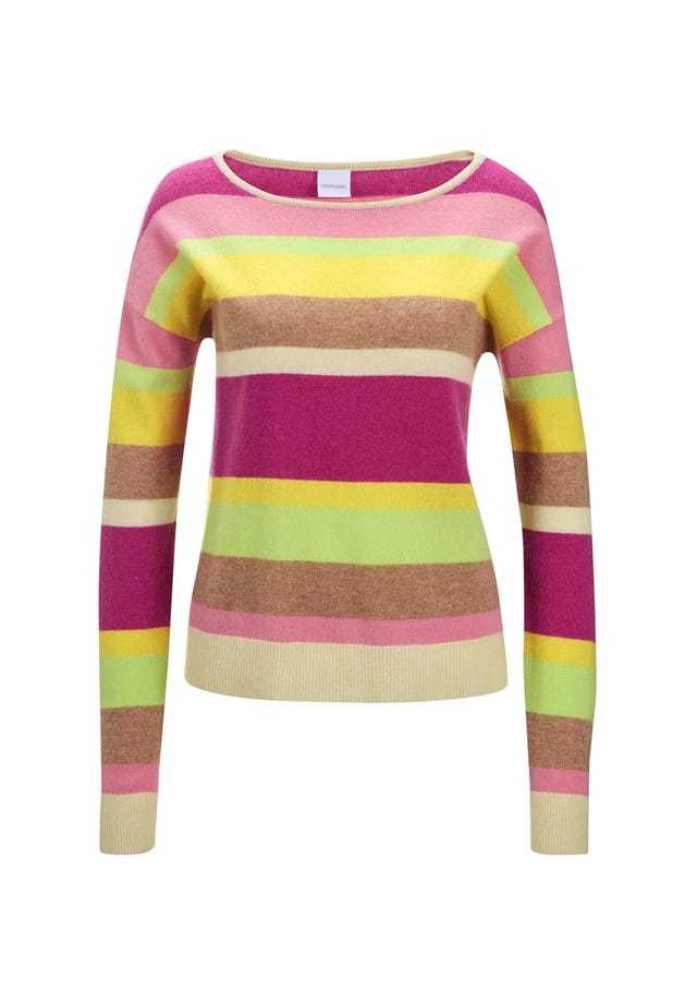 Кашемировый свитер с полосками Madeleine, мультиколор
Кашемировый свитер с полосками Madeleine, мультиколор