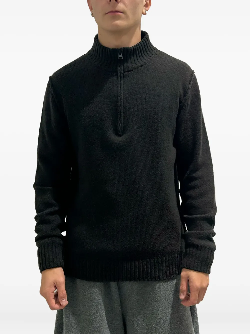 Свитер с воротником на молнии Rayne 1895, черный
Свитер с воротником на молнии Rayne 1895, черный