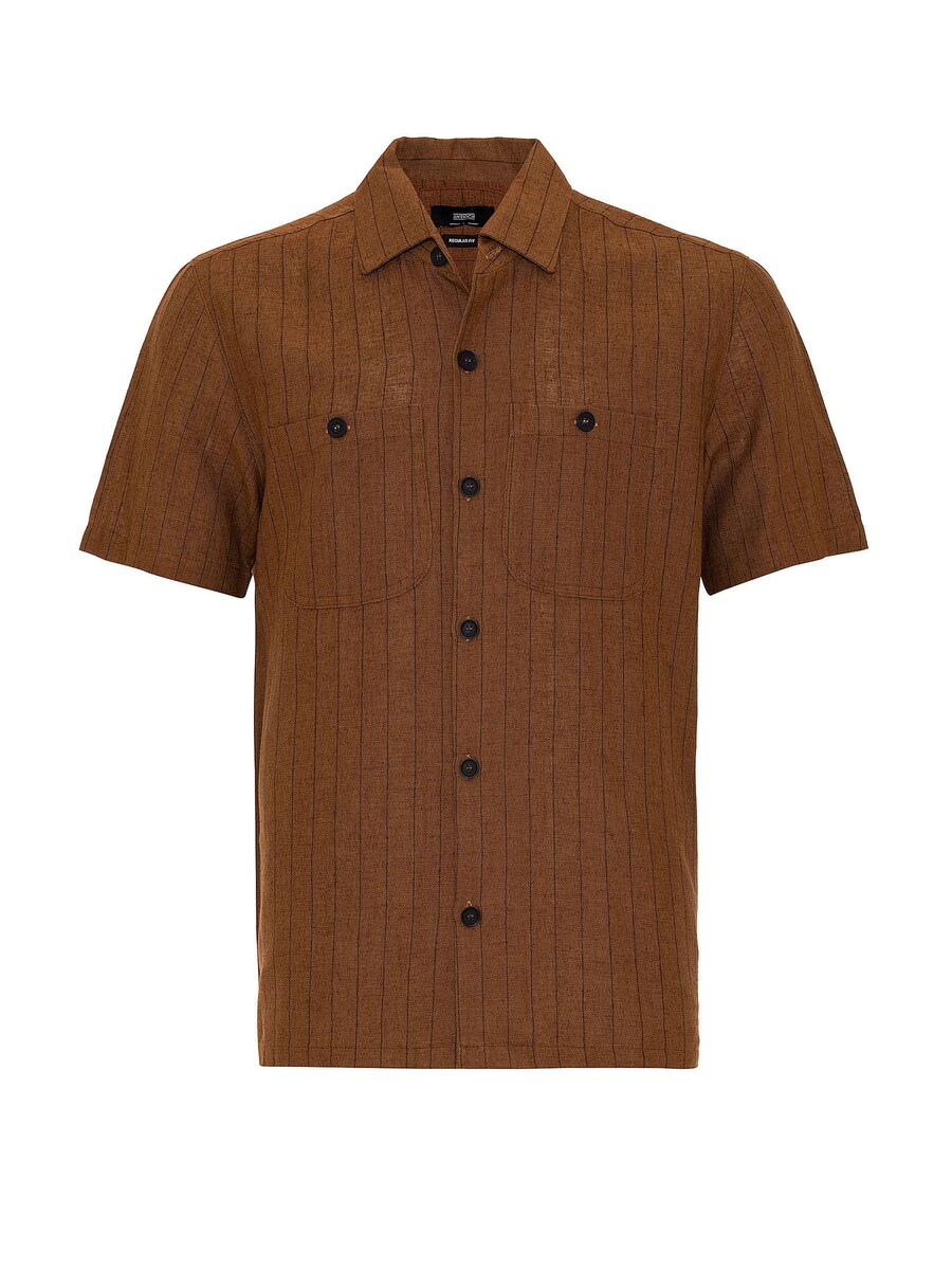 Рубашка на пуговицах классического кроя Antioch, коричневый 
Рубашка на пуговицах классического кроя Antioch, коричневый