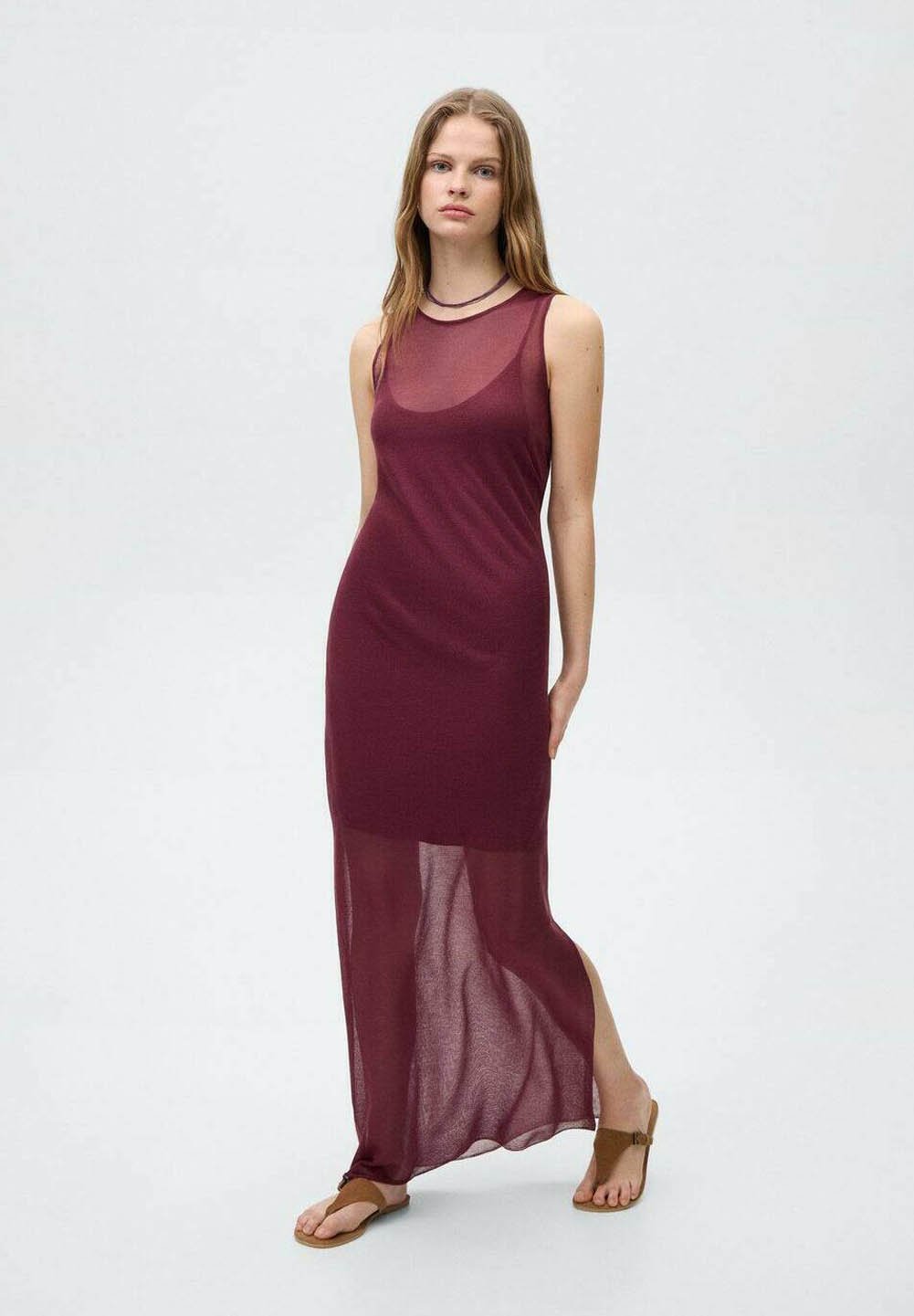 Длинное платье Abito in maglia Mango Kids, бордовый
Длинное платье Abito in maglia Mango Kids, бордовый