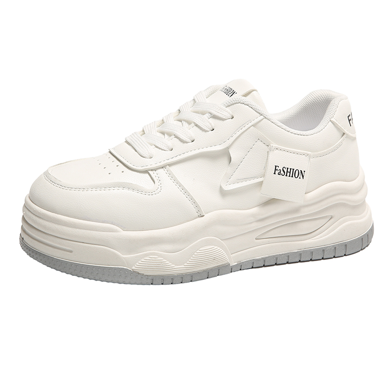 Детские скейтерские кроссовки для подростков TONYBEAR, белый 
Детские скейтерские кроссовки для подростков TONYBEAR, белый