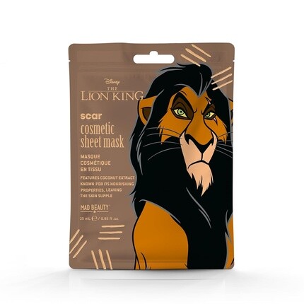 Тканевая маска MAD BEAUTY Lion King Scar
Тканевая маска MAD BEAUTY Lion King Scar