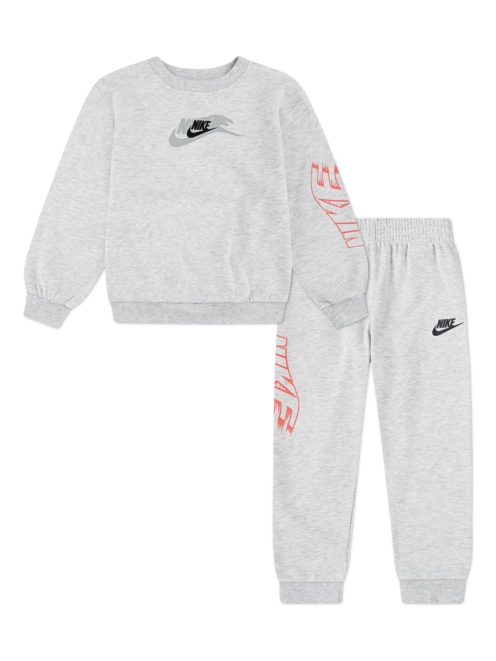Спортивный костюм с логотипом Nike Kids, серый
Спортивный костюм с логотипом Nike Kids, серый