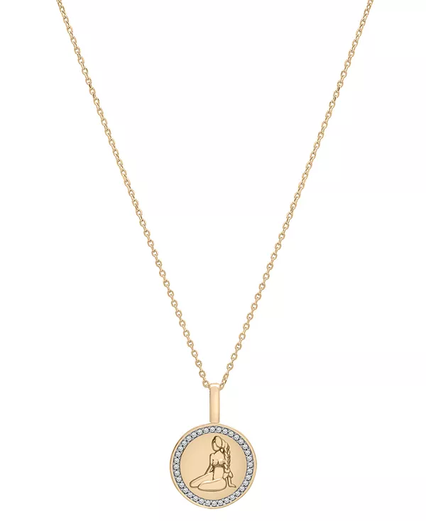 Ожерелье с подвеской в виде двустороннего бриллианта со знаком зодиака (1/10 карата) из вермеля, эксклюзивно в Macy's Audrey By Aurate, pisces
Ожерелье с подвеской в виде двустороннего бриллианта со знаком зодиака (1/10 карата) из вермеля, эксклюзивно в Macy's Audrey By Aurate, pisces