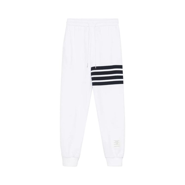 Брюки Thom Browne Sweatpants In Classic Loopback 'White/Navy'
Брюки Thom Browne Sweatpants In Classic Loopback 'White/Navy'