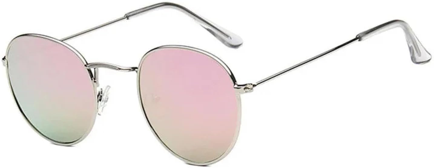 Солнцезащитные очки с защитой UV400 | Круглая оправа, линзы конфетного цвета | Для женщин и мужчин, для занятий спортом на открытом воздухе и вождения DSVIGF, Silver Pink
Солнцезащитные очки с защитой UV400 | Круглая оправа, линзы конфетного цвета | Для женщин и мужчин, для занятий спортом на открытом воздухе и вождения DSVIGF, Silver Pink