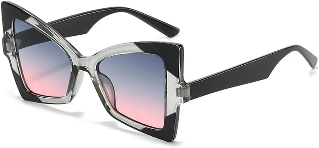 Ретро-солнцезащитные очки с градиентным леопардовым принтом «кошачий глаз» для женщин, контрастная оправа, панк-стиль, солнцезащитные очки для мужчин с защитой от УФ-излучения UV400 SZVVBKK, Grey Black Pink
Ретро-солнцезащитные очки с градиентным леопардовым принтом «кошачий глаз» для женщин, контрастная оправа, панк-стиль, солнцезащитные очки для мужчин с защитой от УФ-излучения UV400 SZVVBKK, Grey Black Pink