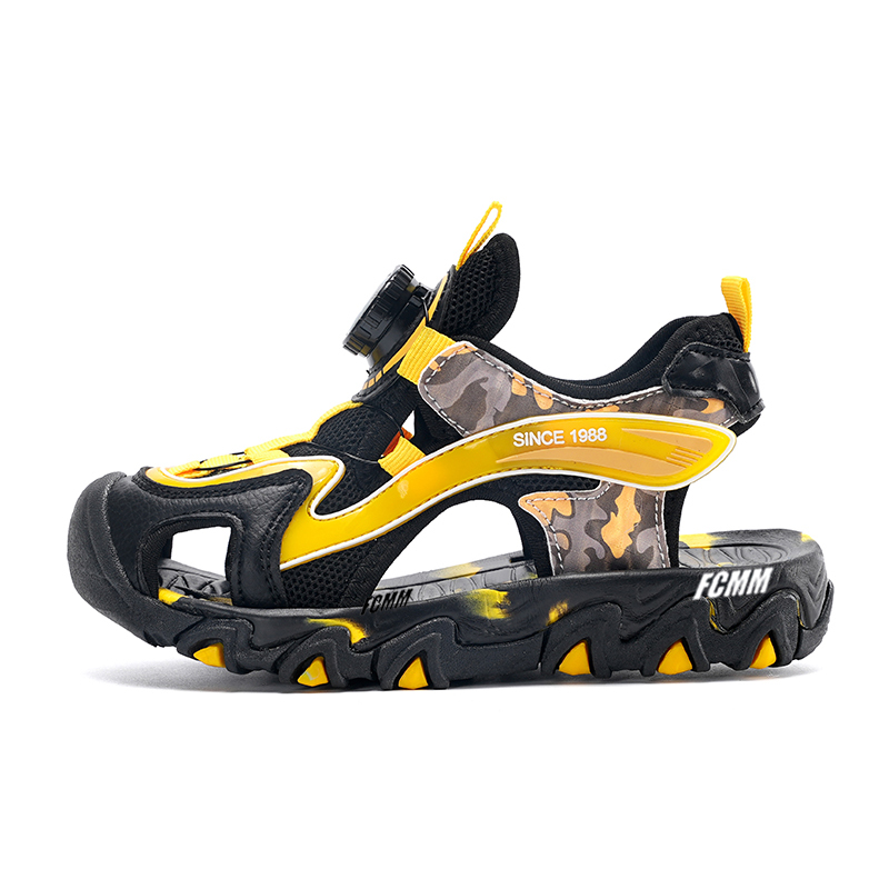 Детские сандалии FCMM, черный/желтый
Детские сандалии FCMM, черный/желтый