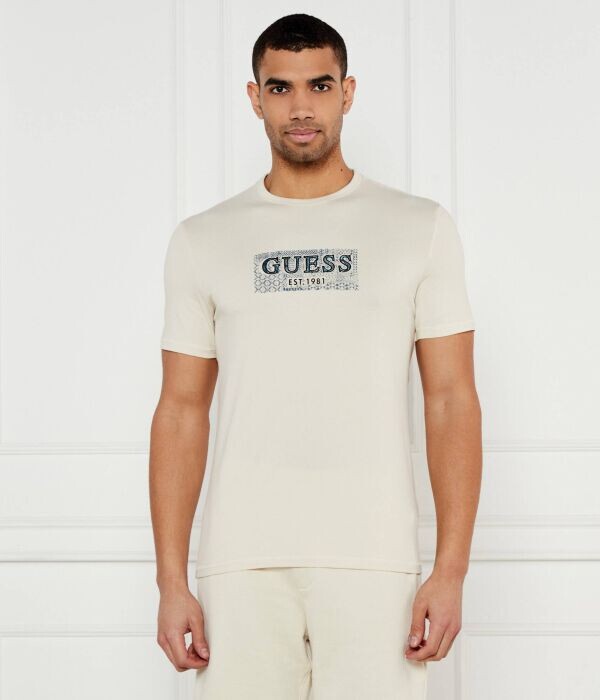 Футболка Guess Jeans облегающая, бежевый
Футболка Guess Jeans облегающая, бежевый