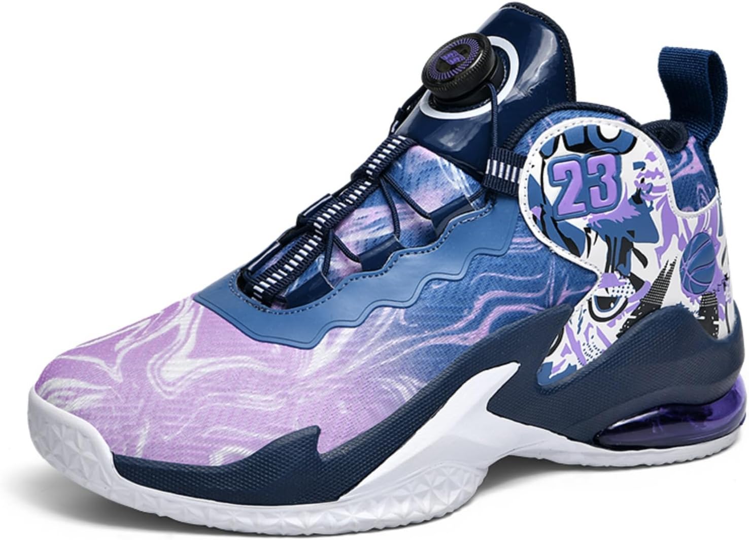 Мужские дышащие баскетбольные кроссовки с сеткой и шнуровкой, модные высокие, нескользящие, повседневные, для спортзала, тенниса и бега Boaobaihuo, фиолетовый
Мужские дышащие баскетбольные кроссовки с сеткой и шнуровкой, модные высокие, нескользящие, повседневные, для спортзала, тенниса и бега Boaobaihuo, фиолетовый