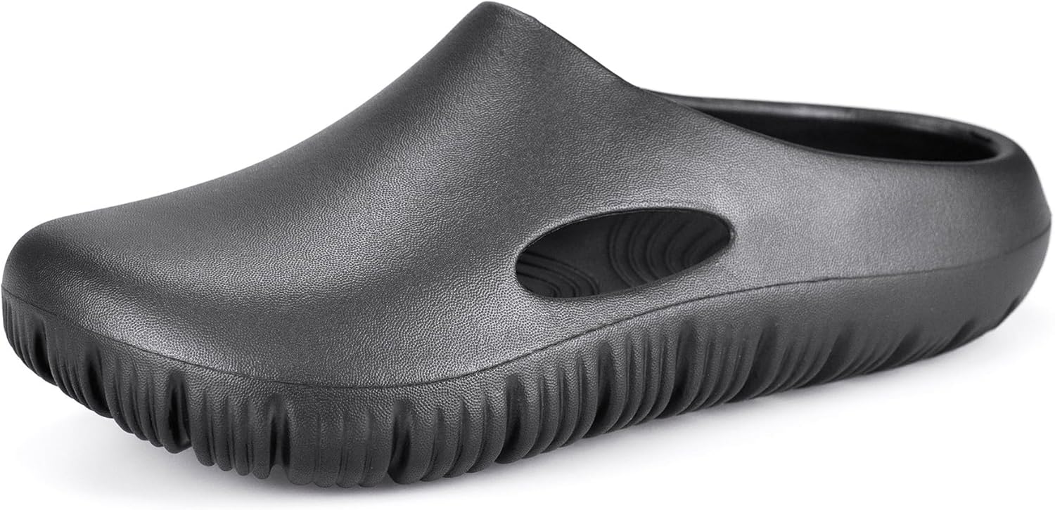 Садовые сабо для женщин и мужчин, удобные нескользящие водонепроницаемые мюли, закрытые слайды без шнурков для улицы и пляжа, унисекс Toconffon, черный
Садовые сабо для женщин и мужчин, удобные нескользящие водонепроницаемые мюли, закрытые слайды без шнурков для улицы и пляжа, унисекс Toconffon, черный