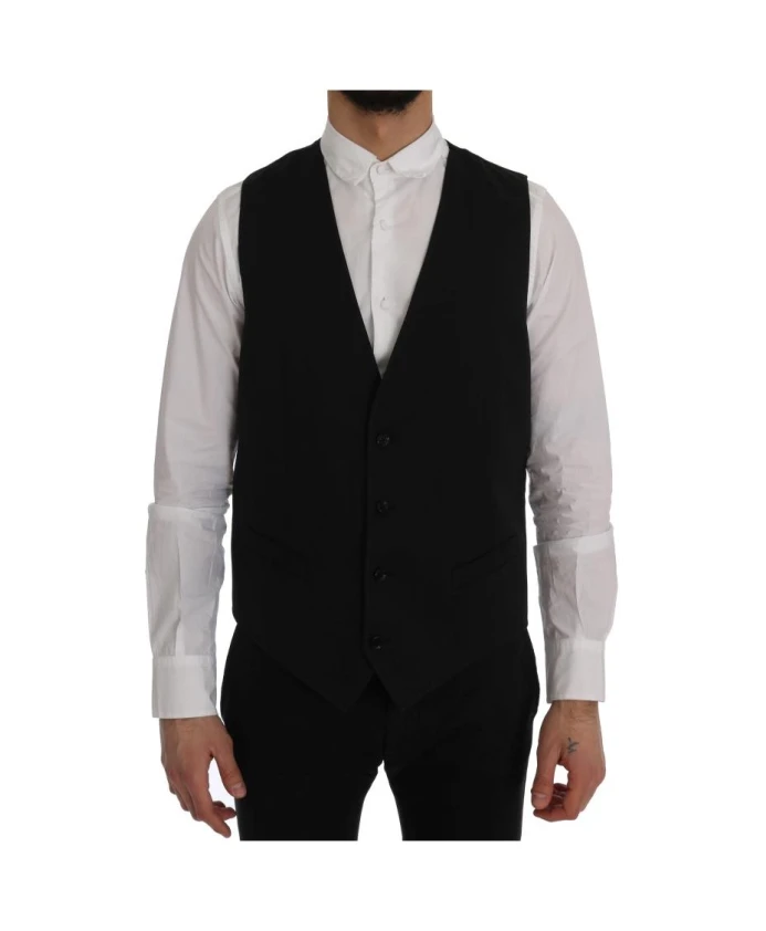 Классический черный жилет, произведено в Италии. Dolce & Gabbana, черный
Классический черный жилет, произведено в Италии. Dolce & Gabbana, черный