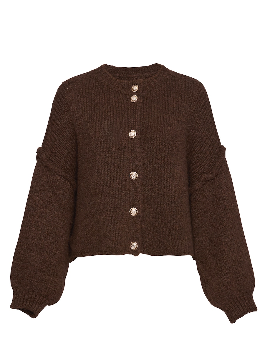 Вязаный кардиган Lilavie Paulaa, темно-коричневый
Вязаный кардиган Lilavie Paulaa, темно-коричневый