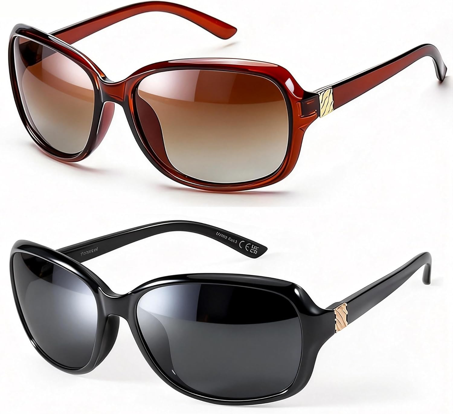 Поляризованные солнцезащитные очки SIPHEW для женщин | Винтажные квадратные солнцезащитные очки с защитой от УФ-излучения UV400 | Женские солнцезащитные очки с обтекаемой формой, P4 Black+brown Polarized Sunglasses(2pack)
Поляризованные солнцезащитные очки SIPHEW для женщин | Винтажные квадратные солнцезащитные очки с защитой от УФ-излучения UV400 | Женские солнцезащитные очки с обтекаемой формой, P4 Black+brown Polarized Sunglasses(2pack)