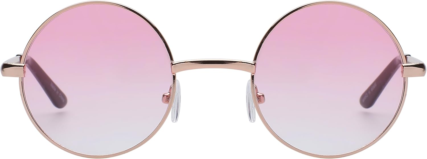 Круглые солнцезащитные очки OWL в металлической оправе, в стиле хиппи, с защитой от УФ-излучения UV400, поликарбонатные линзы, очки Джона Леннона для мужчин и женщин, 2 Tone Pink-clear Lens / Gold
Круглые солнцезащитные очки OWL в металлической оправе, в стиле хиппи, с защитой от УФ-излучения UV400, поликарбонатные линзы, очки Джона Леннона для мужчин и женщин, 2 Tone Pink-clear Lens / Gold