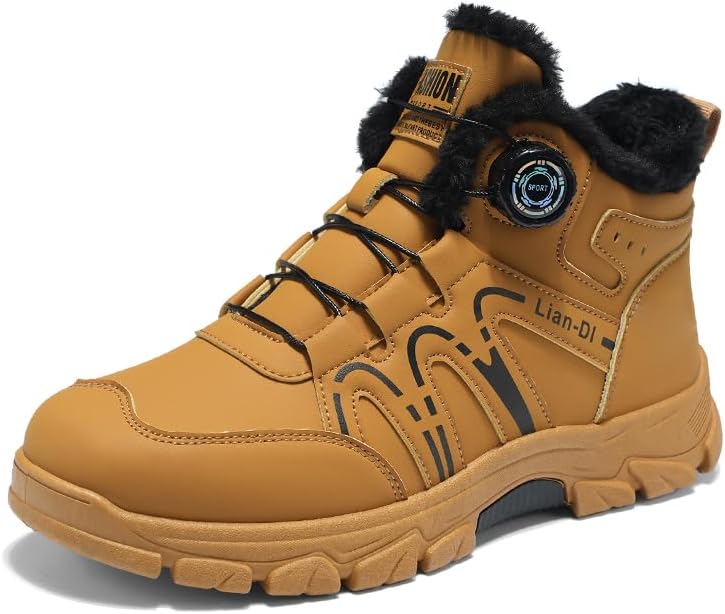 Зимние ботинки для мужчин, утепленные мехом ботинки до щиколотки для походов, водонепроницаемые ботинки для улицы, черные и пшеничного цвета Generic
Зимние ботинки для мужчин, утепленные мехом ботинки до щиколотки для походов, водонепроницаемые ботинки для улицы, черные и пшеничного цвета Generic