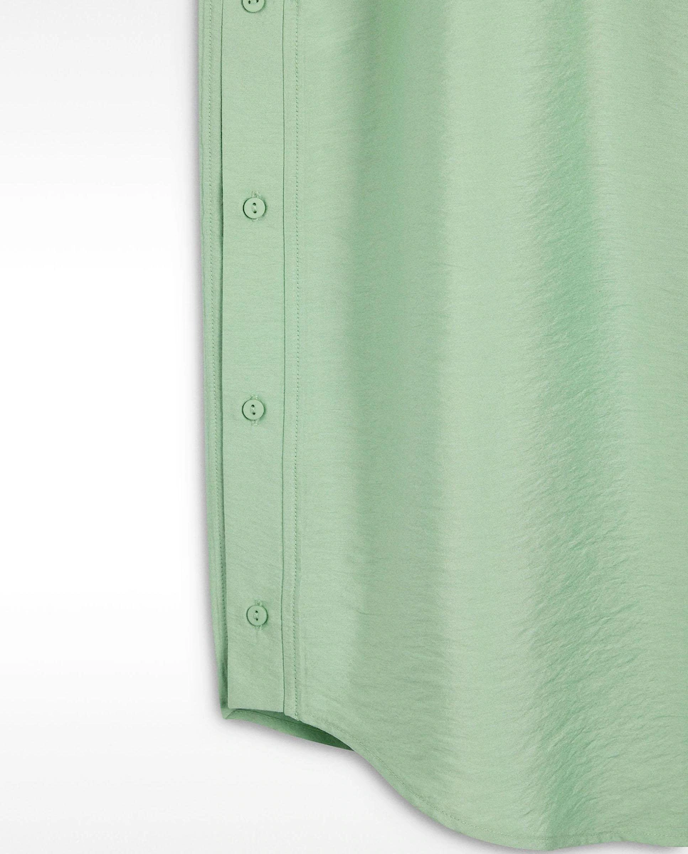 Короткое платье-рубашка в однотонном исполнении Parfois, светло-зеленый
Короткое платье-рубашка в однотонном исполнении Parfois, светло-зеленый