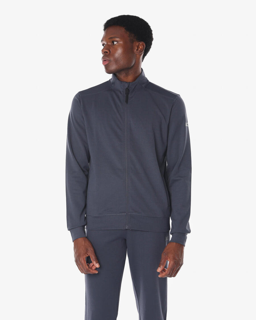 JAKED Темно-синяя мужская синтетическая толстовка для фитнеса
JAKED Темно-синяя мужская синтетическая толстовка для фитнеса