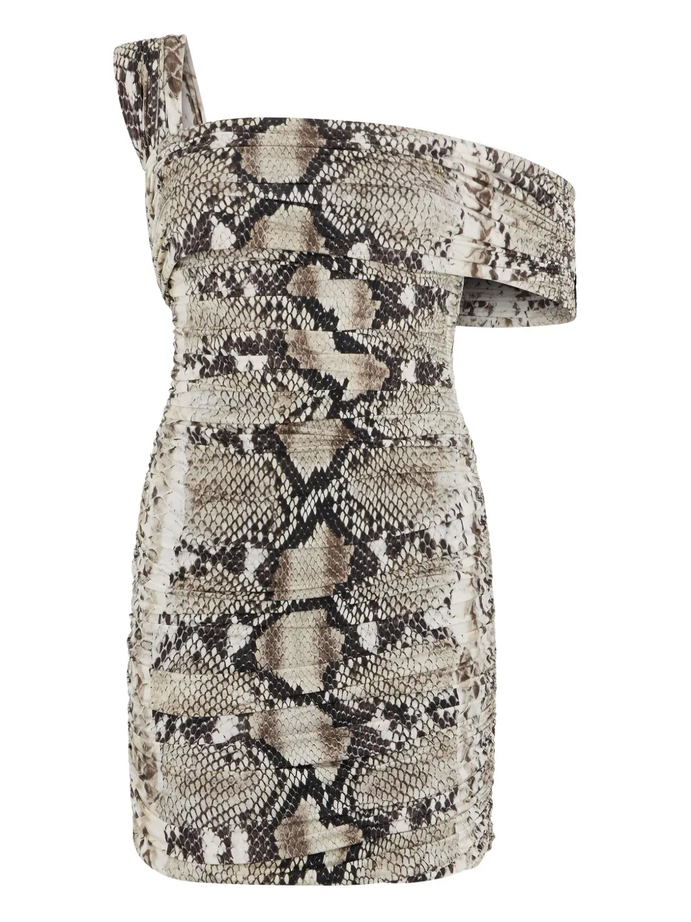 Платье мини на одно плечо со змеиным принтом Roberto Cavalli, коричневый
Платье мини на одно плечо со змеиным принтом Roberto Cavalli, коричневый