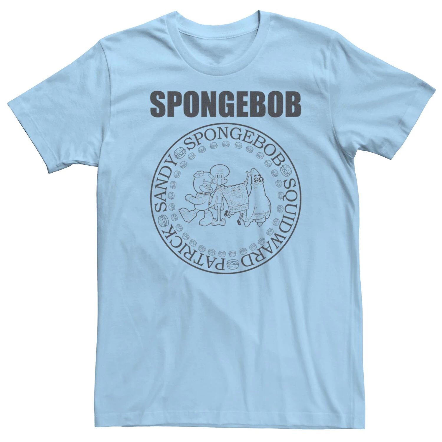 Мужская футболка с логотипом и портретом «Губка Боб и друзья» Licensed Character
Мужская футболка с логотипом и портретом «Губка Боб и друзья» Licensed Character