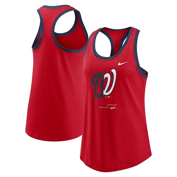 Женский красный топ tech Washington Nationals Nike
Женский красный топ tech Washington Nationals Nike
