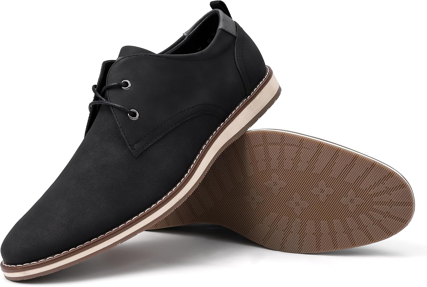 Мужские классические туфли, мужские оксфорды, стильные кожаные туфли на шнуровке с декоративными перфорациями, деловые повседневные формальные дерби Eliteland, черный
Мужские классические туфли, мужские оксфорды, стильные кожаные туфли на шнуровке с декоративными перфорациями, деловые повседневные формальные дерби Eliteland, черный