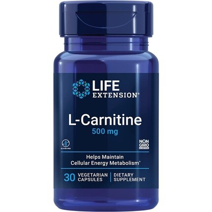 L-карнитин 500 мг аминокислотная добавка для памяти и энергии 30 капсул Life Extension
L-карнитин 500 мг аминокислотная добавка для памяти и энергии 30 капсул Life Extension