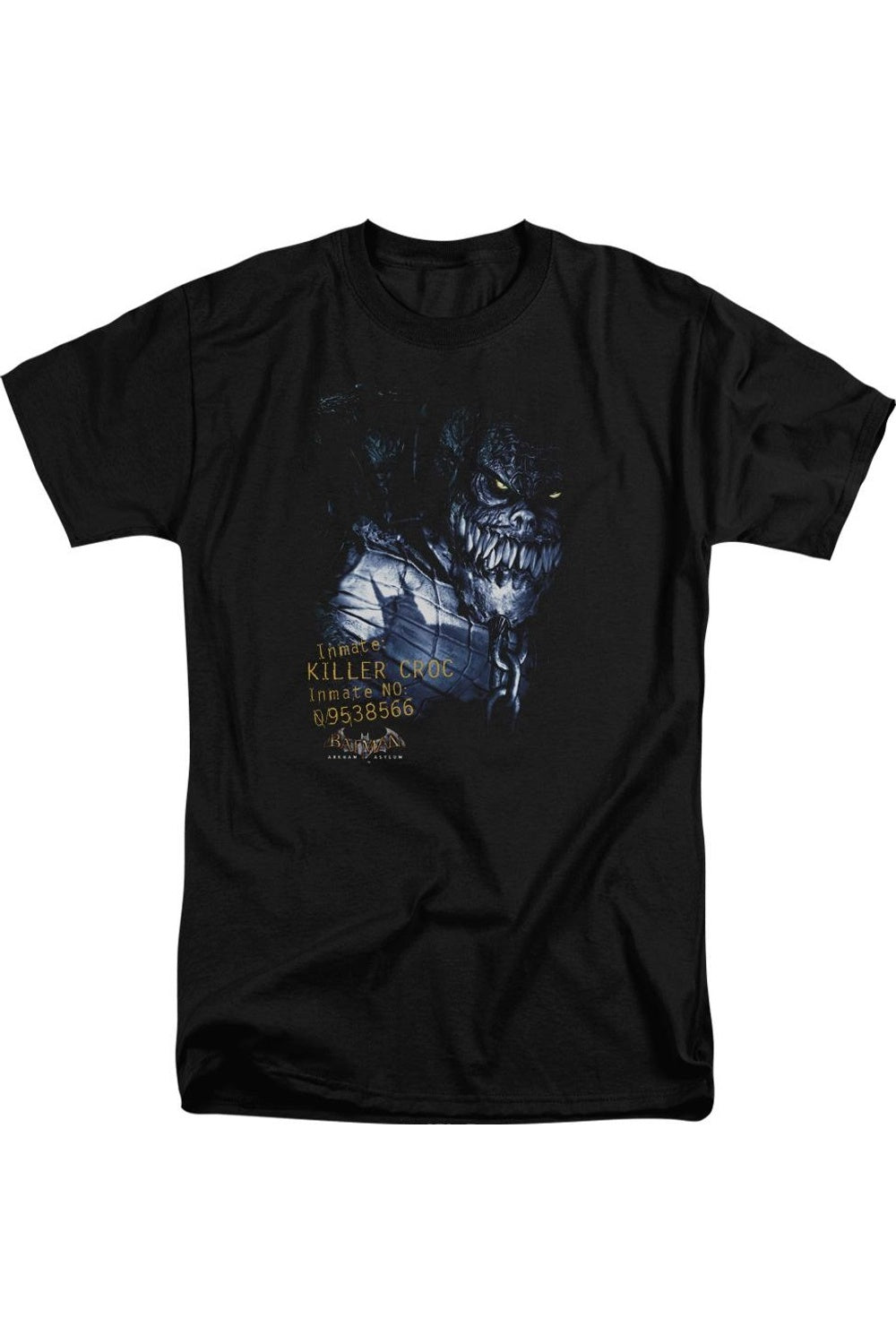 Футболка с коротким рукавом для взрослых Batman Arkham Asylum Arkham Killer Croc Gildan, черный
Футболка с коротким рукавом для взрослых Batman Arkham Asylum Arkham Killer Croc Gildan, черный