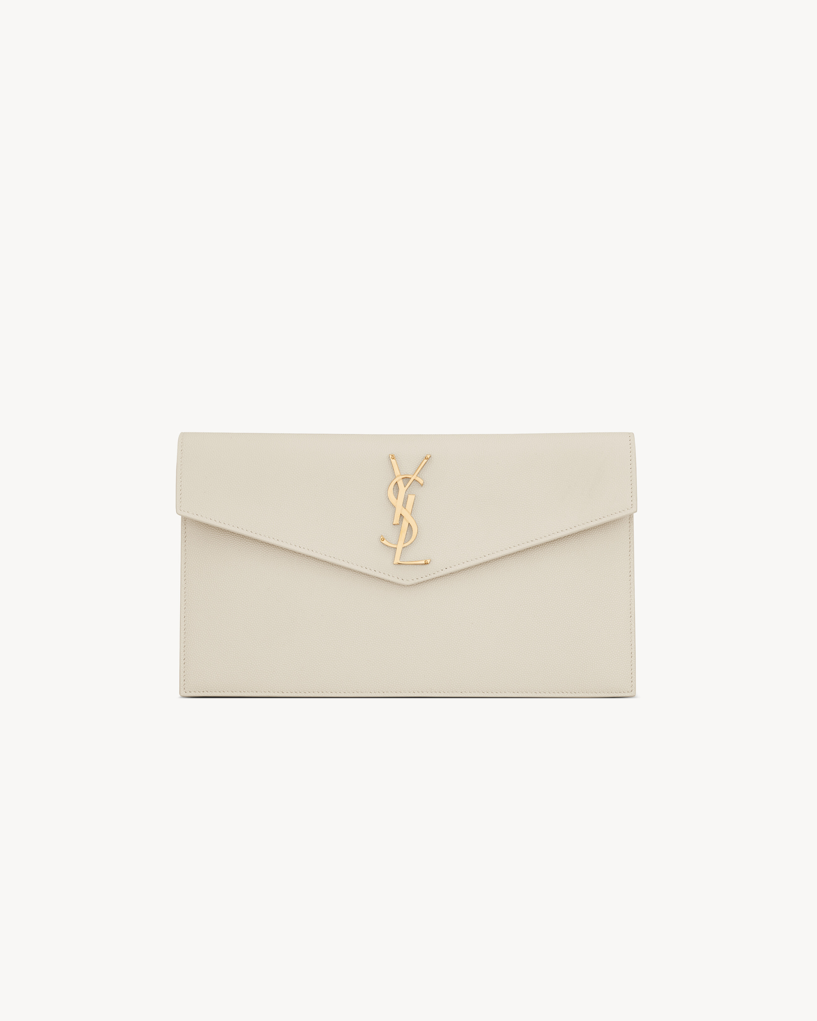 Клатч UPTOWN из кожи grain de poudre Saint Laurent, белый
Клатч UPTOWN из кожи grain de poudre Saint Laurent, белый