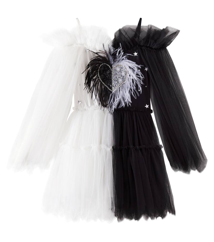 Платье из тафты с пайетками Fallen Light Tutu Du Monde, Milk Mix
Платье из тафты с пайетками Fallen Light Tutu Du Monde, Milk Mix