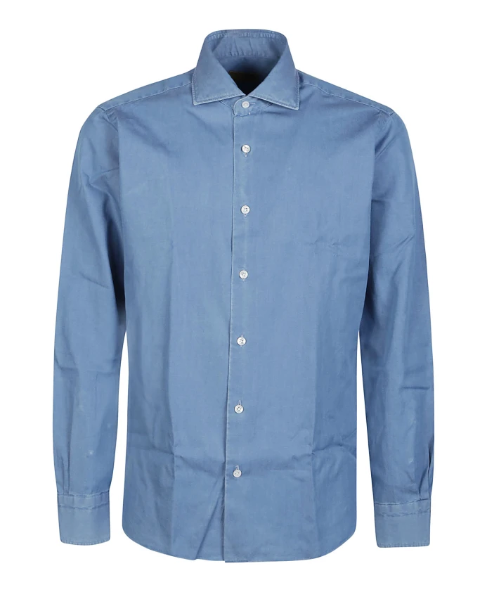 Джинсовая рубашка с воротником Barba Napoli, синий
Джинсовая рубашка с воротником Barba Napoli, синий