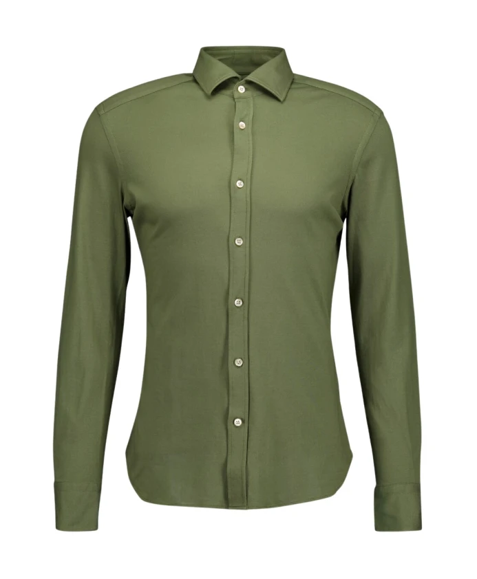 Рубашка из высококачественного хлопка, цвет хаки. Boglioli, зеленый
Рубашка из высококачественного хлопка, цвет хаки. Boglioli, зеленый
