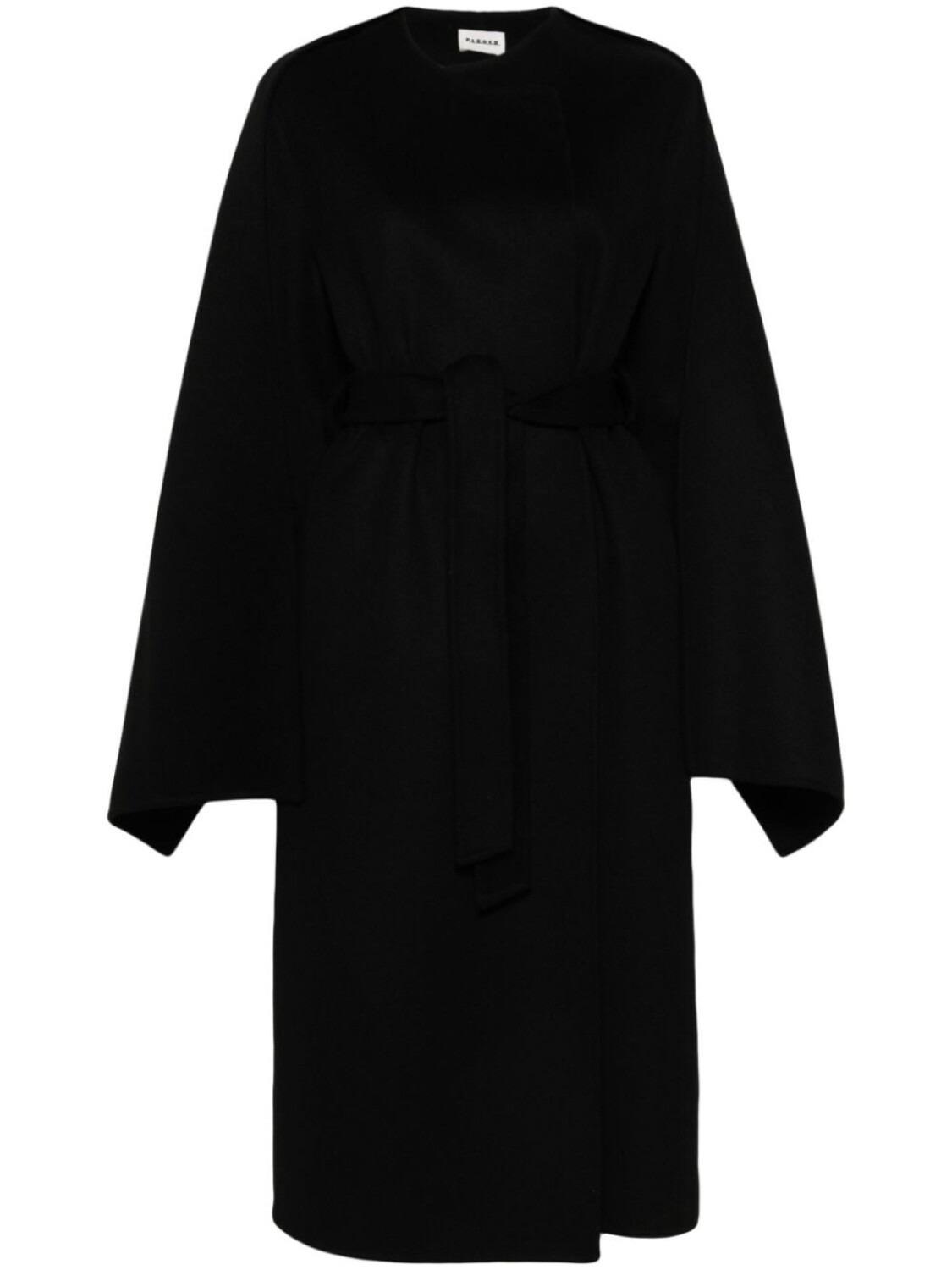 P.A.R.O.S.H. пальто с потайной застежкой, черный
P.A.R.O.S.H. пальто с потайной застежкой, черный
