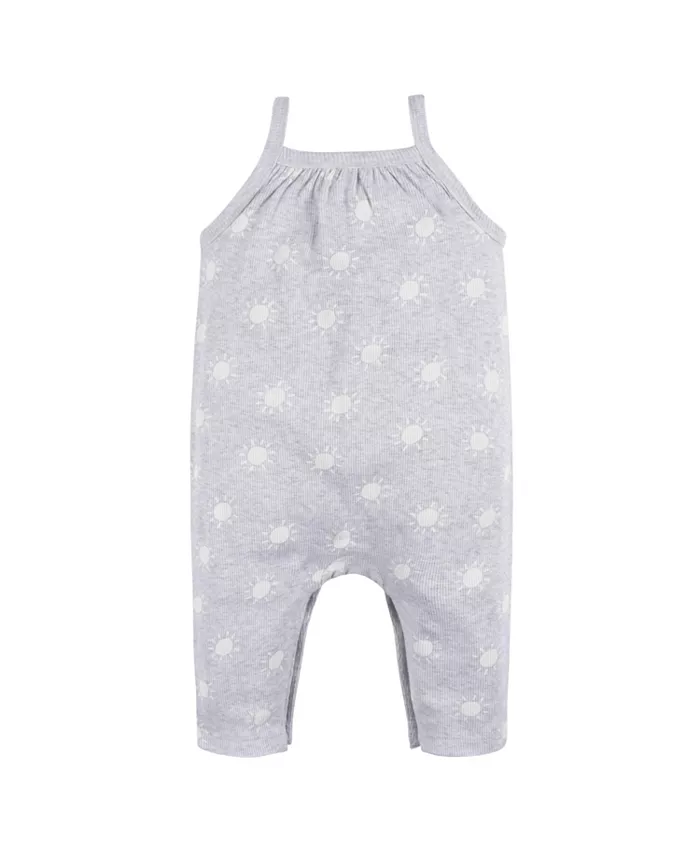 Детский комбинезон без рукавов с длинными штанинами для девочек Gerber, серый 
Детский комбинезон без рукавов с длинными штанинами для девочек Gerber, серый