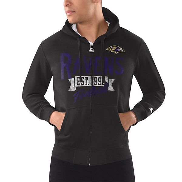 Мужская черная толстовка Baltimore Ravens с молнией Starter
Мужская черная толстовка Baltimore Ravens с молнией Starter