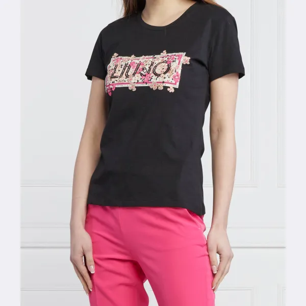 Футболка стандартного кроя Liu Jo, черный
Футболка стандартного кроя Liu Jo, черный