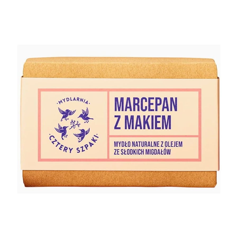 CZTERY SZPAKI Марципановое мыло с маком 110 г Mydlarnia Cztery Szpaki
CZTERY SZPAKI Марципановое мыло с маком 110 г Mydlarnia Cztery Szpaki