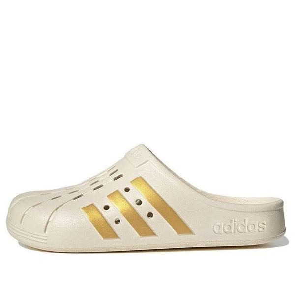 Тапочки adilette clog 'wonder white gold metallic' Adidas, бежевый
Тапочки adilette clog 'wonder white gold metallic' Adidas, бежевый