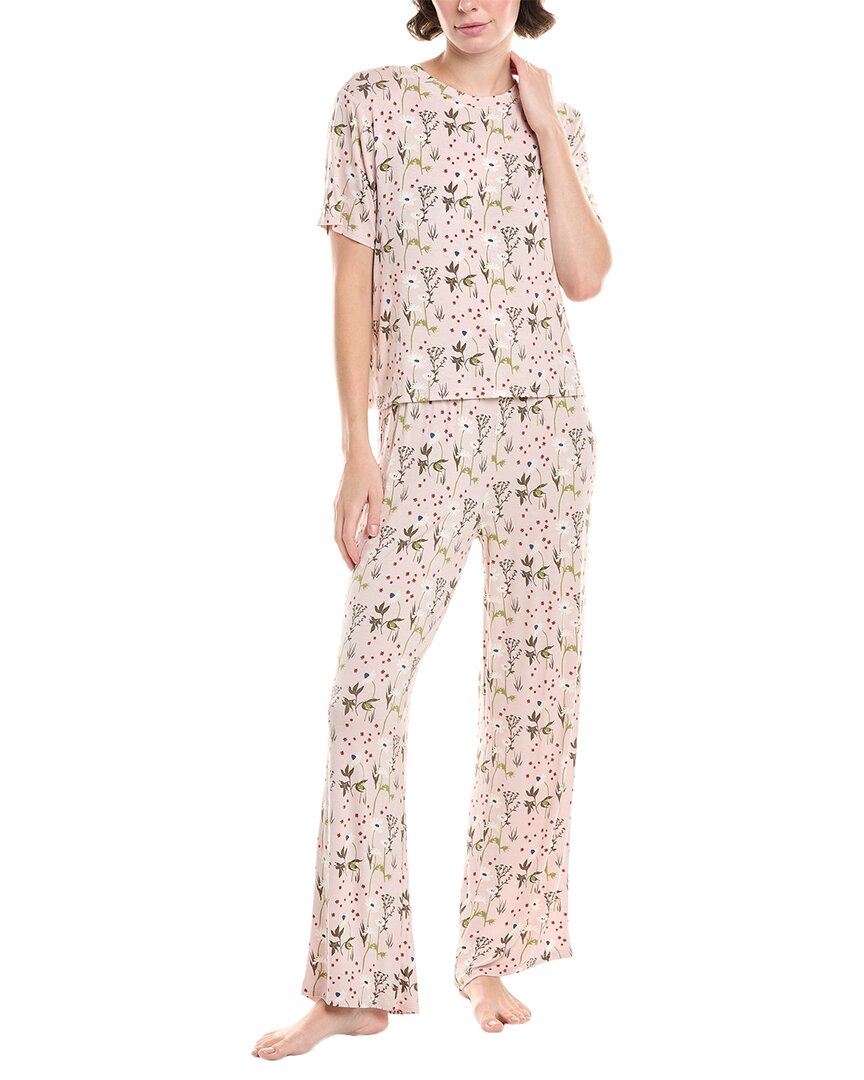 Медовая роса 2-предметный комплект пижамы из американского джерси Honeydew, мультиколор 
Медовая роса 2-предметный комплект пижамы из американского джерси Honeydew, мультиколор