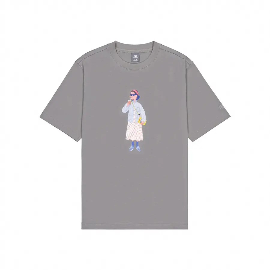 Футболка унисекс серая New Balance, серый
Футболка унисекс серая New Balance, серый