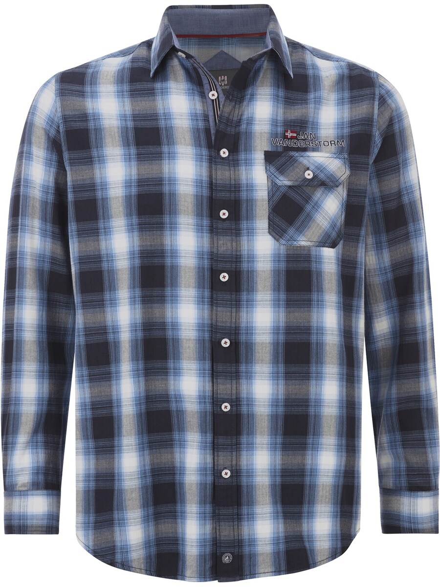 Удобная рубашка на пуговицах Jan Vanderstorm Kaitar, цвет Navy/Light blue/Dark blue
Удобная рубашка на пуговицах Jan Vanderstorm Kaitar, цвет Navy/Light blue/Dark blue
