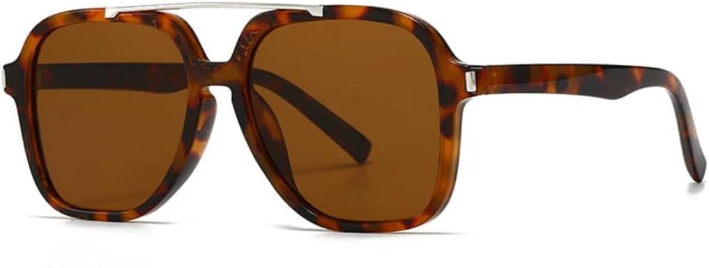 Модные солнцезащитные очки с увеличенными двойными перемычками для женщин, защита от УФ-излучения UV400, ретро-заклепки, для мужчин, темно-зеленые VVTWSSW, Leopard Tea
Модные солнцезащитные очки с увеличенными двойными перемычками для женщин, защита от УФ-излучения UV400, ретро-заклепки, для мужчин, темно-зеленые VVTWSSW, Leopard Tea