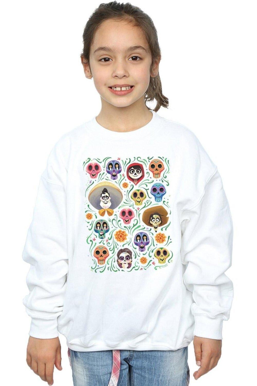 Толстовка с узором Coco Heads Disney, белый, Серый, Толстовка с узором Coco Heads Disney, белый 
Толстовка с узором Coco Heads Disney, белый, Серый, Толстовка с узором Coco Heads Disney, белый