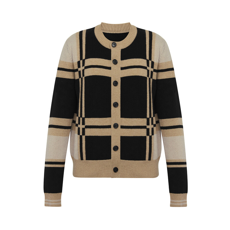 Вязаный кардиган Deep Breath из 100% кашемира, бежевый
Вязаный кардиган Deep Breath из 100% кашемира, бежевый