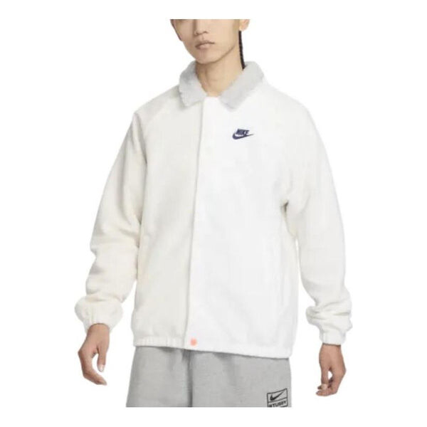 Куртка Nike Sportswear Knit Jacket 'White', белый 
Куртка Nike Sportswear Knit Jacket 'White', белый