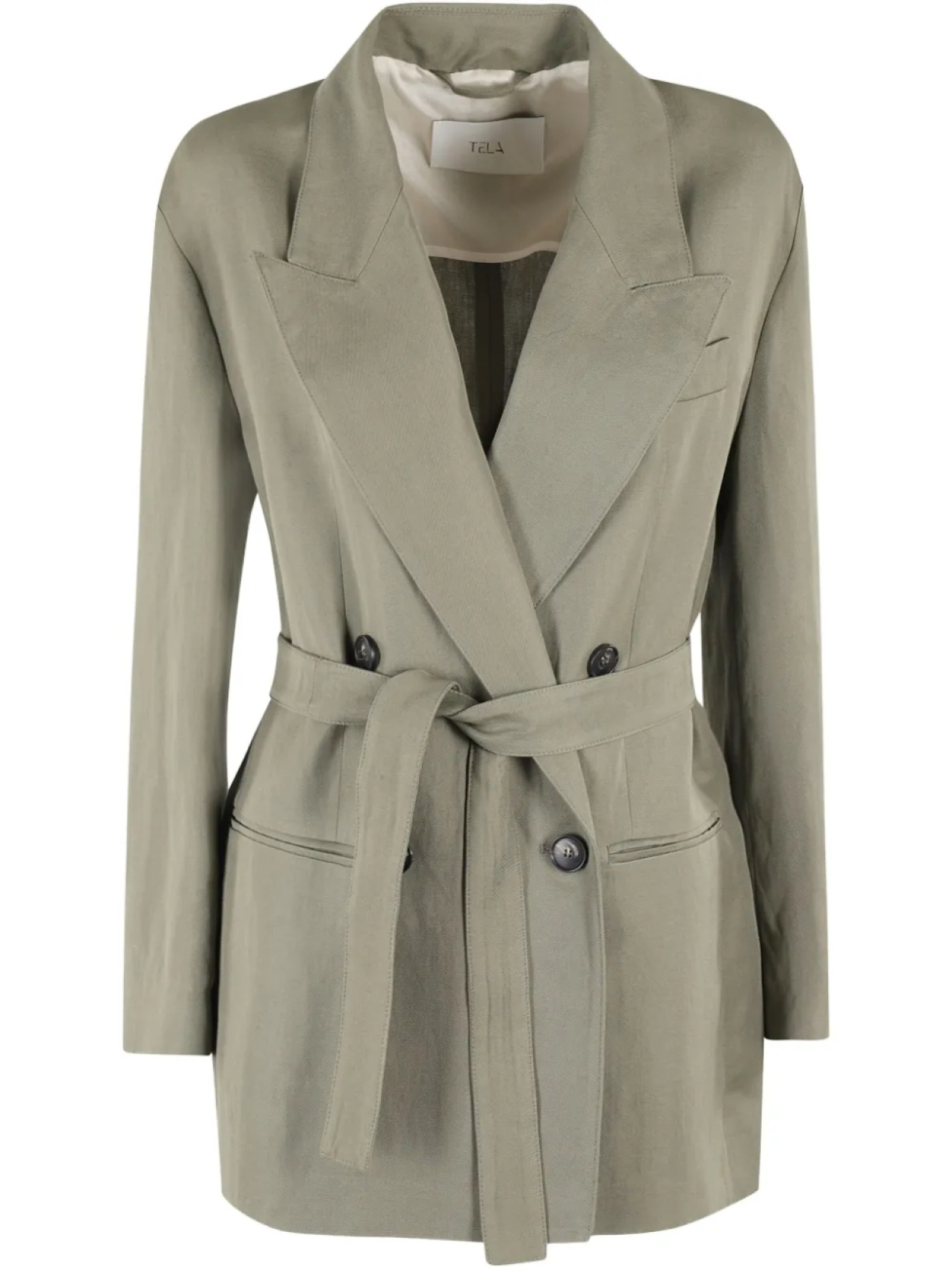 Куртка с поясом Tela, зеленый
Куртка с поясом Tela, зеленый