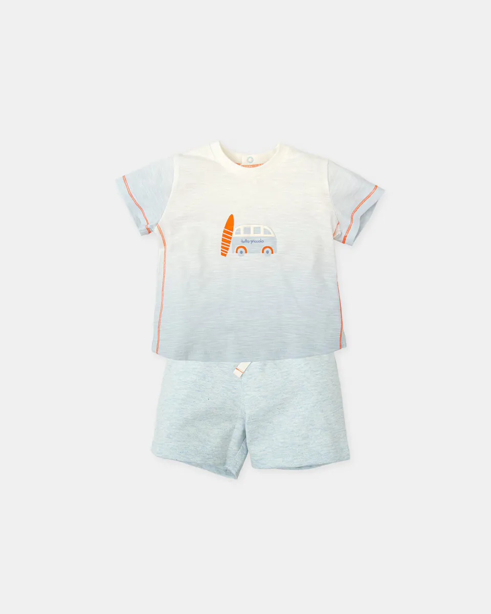 Набор для малыша 2 шт. караван и бермудские шорты, футболка фарфорового цвета Tutto Piccolo, голубой
Набор для малыша 2 шт. караван и бермудские шорты, футболка фарфорового цвета Tutto Piccolo, голубой