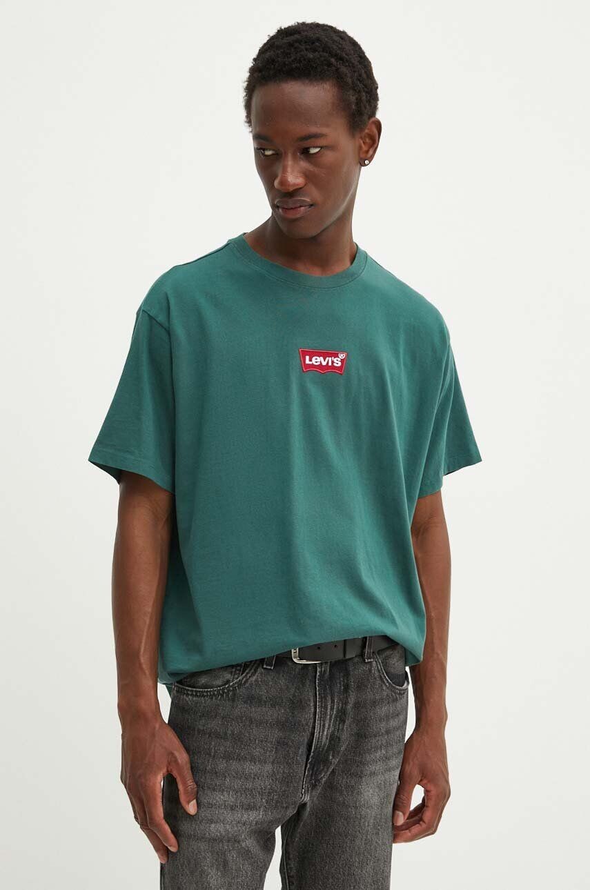 Хлопковая футболка Levi's, зеленый
Хлопковая футболка Levi's, зеленый